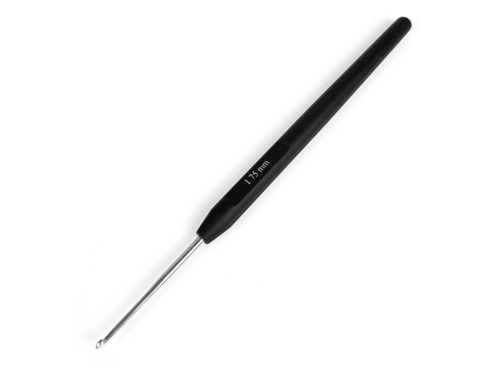 Crochet hook with handle - Rico Design - black, 1,75 mm