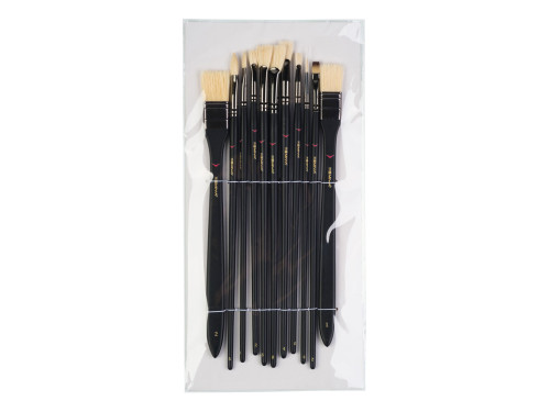 Set of synthetic and bristle brushes - Renesans - 11 pcs.