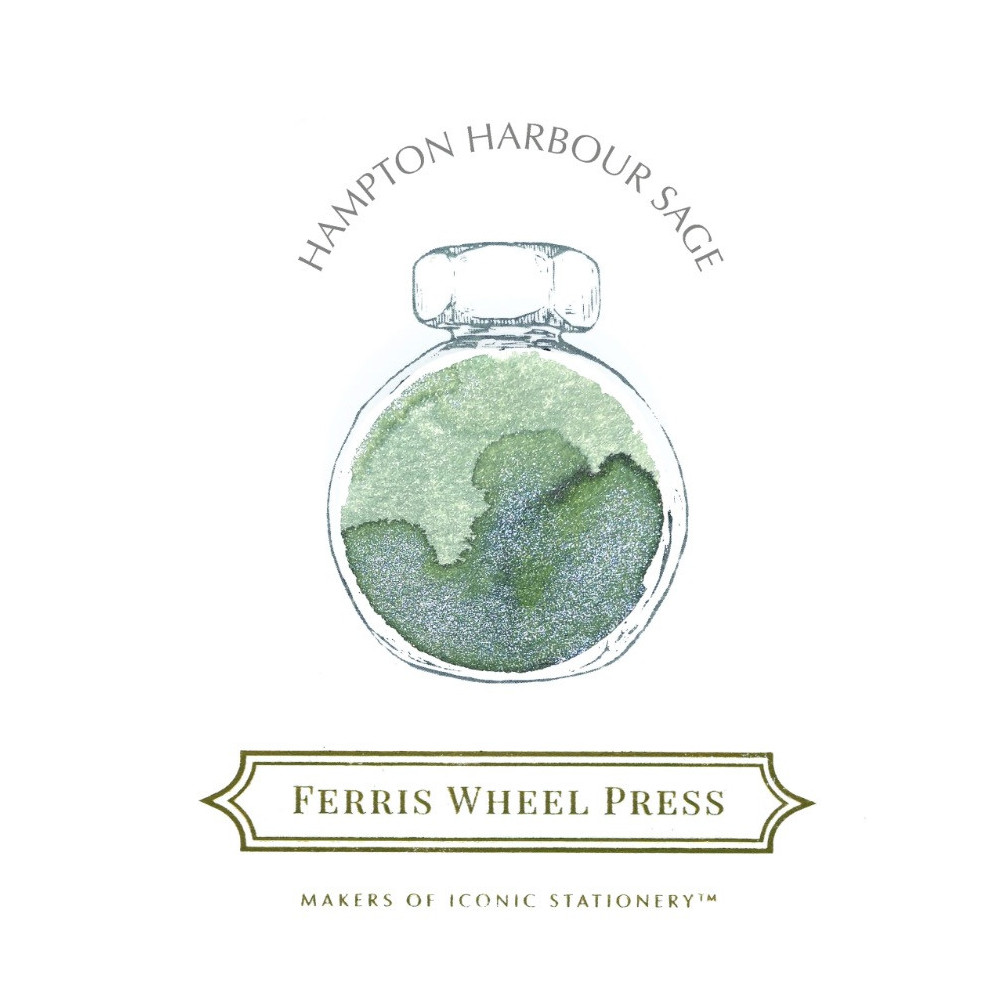 Atrament - Ferris Wheel Press - Hampton Harbour Sage, 38 ml