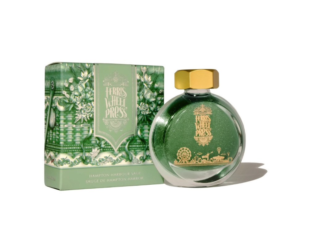 Calligraphy ink - Ferris Wheel Press - Hampton Harbour Sage, 38 ml