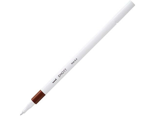 Emott fineliner - Uni - brown, 0,4 mm