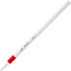 Emott fineliner - Uni - red, 0,4 mm