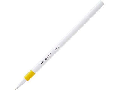 Emott fineliner - Uni - yellow, 0,4 mm