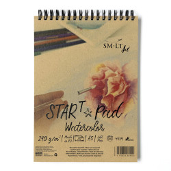 Spiral Watercolor Start pad A5 - SM-LT - 240 g, 20 sheets