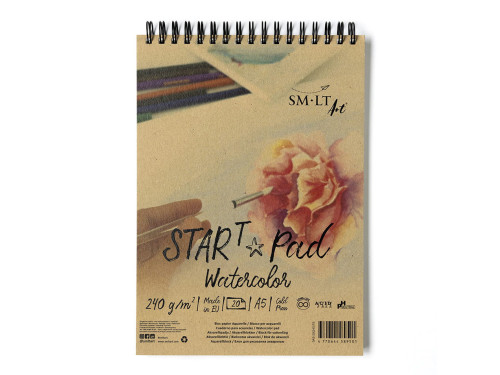 Spiral Watercolor Start pad A5 - SM-LT - 240 g, 20 sheets