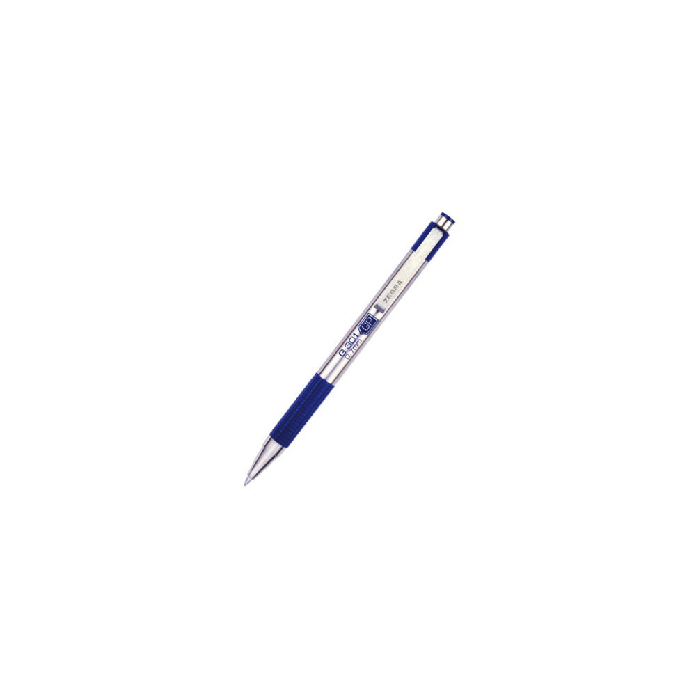 Długopis żelowy G-301 - Zebra - Blue, 0,7 mm