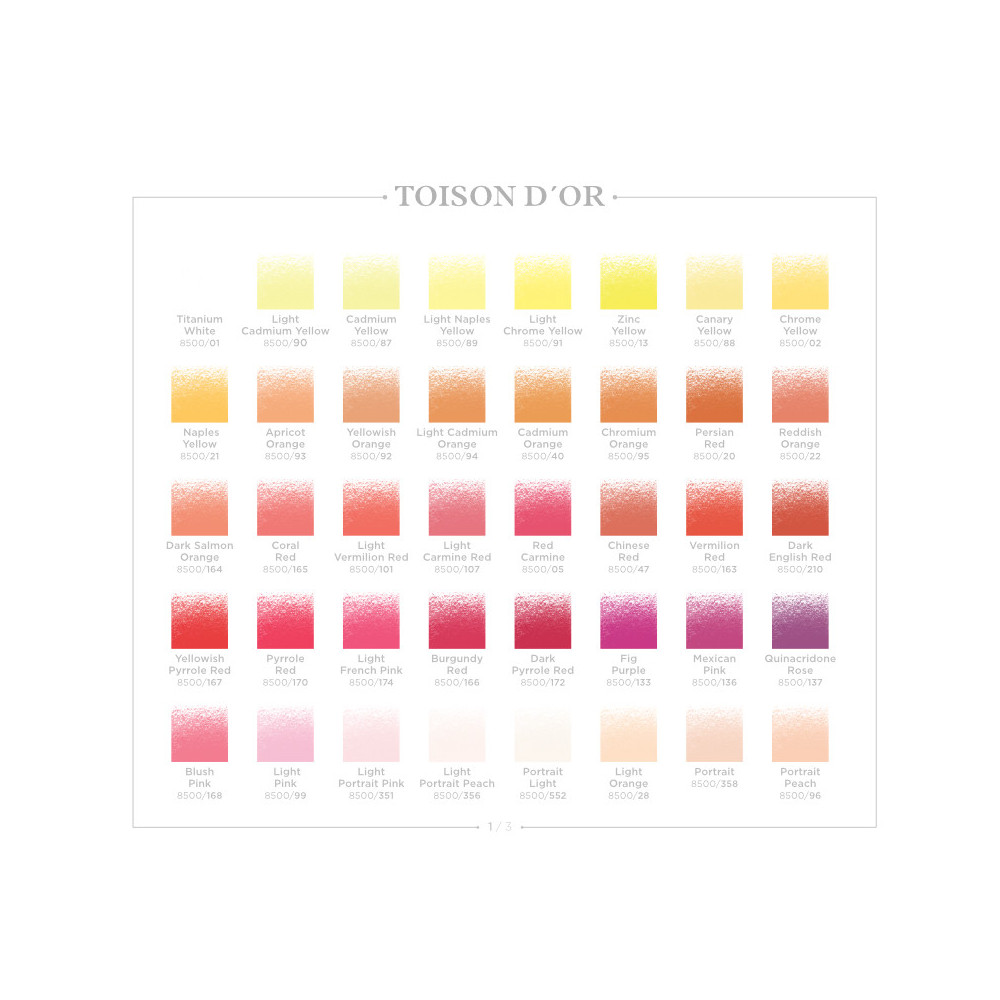 Toison D'or Pastels - Koh-I-Noor - 167, Yellowish Pyrrole Red