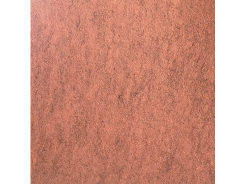 Wool felt A4 - melange, salmon, 1 mm