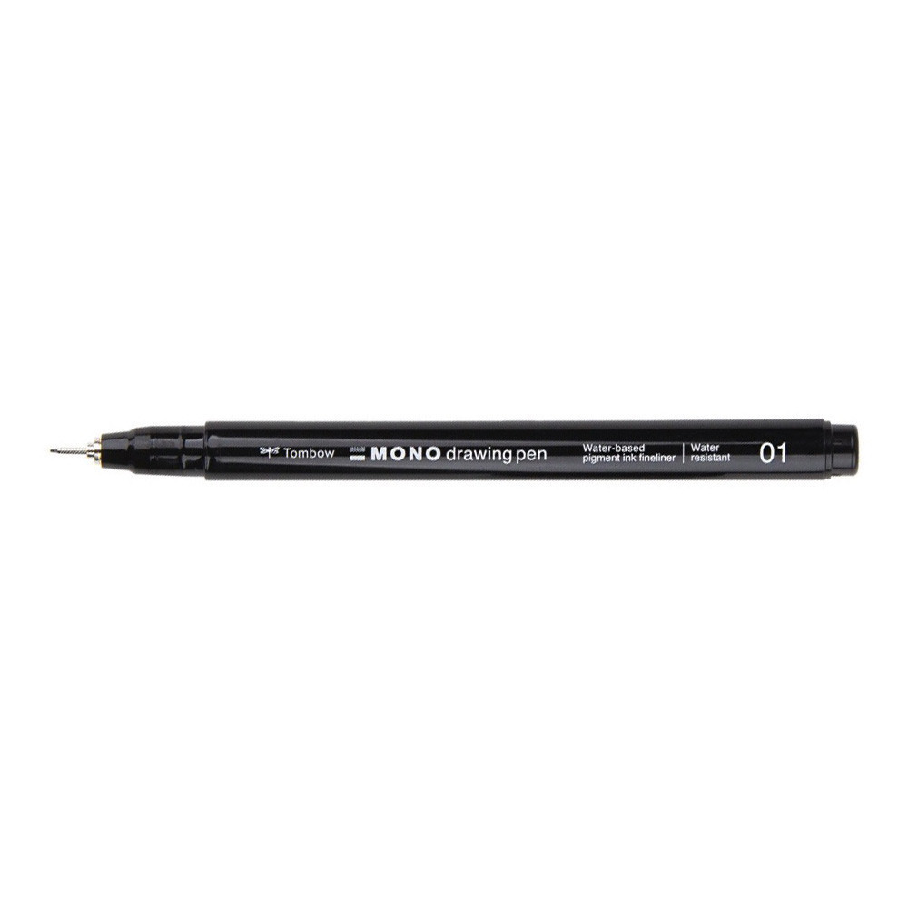 Cienkopis Mono Drawing Pen 01 - Tombow - czarny, 0,25 mm