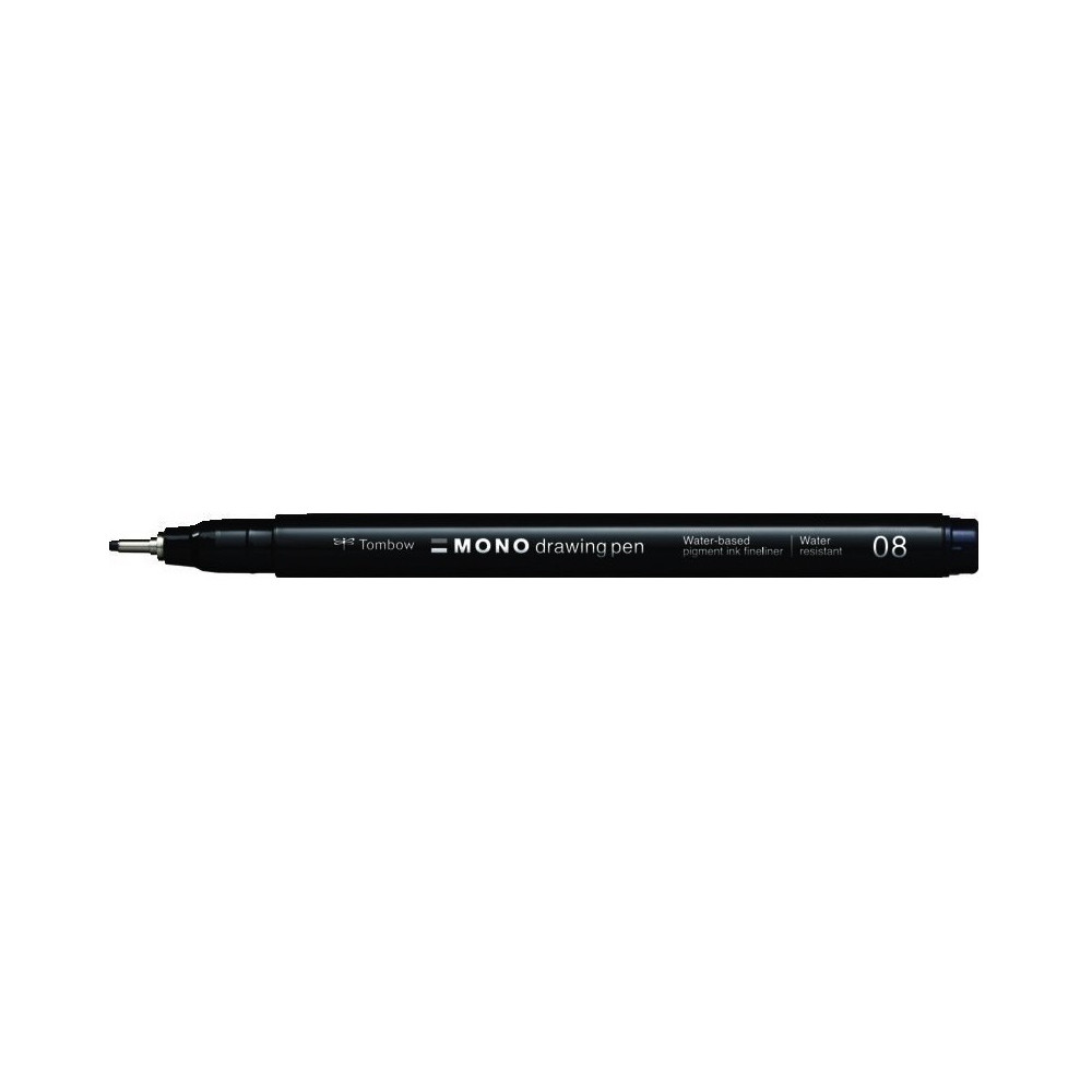 Mono Drawing Pen 08 - Tombow - black, 0,6 mm