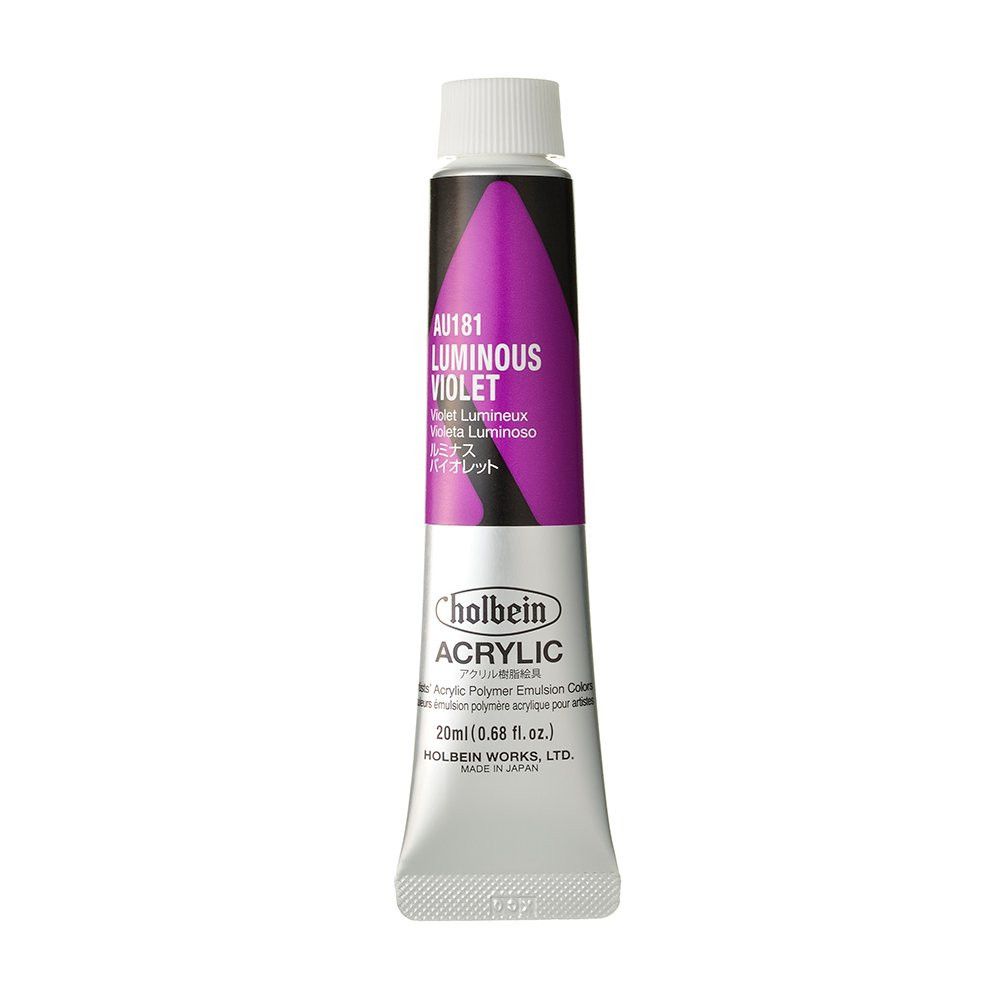 Heavy Body Acrylic Paint - Holbein - 181, Violet Rose, 20 ml