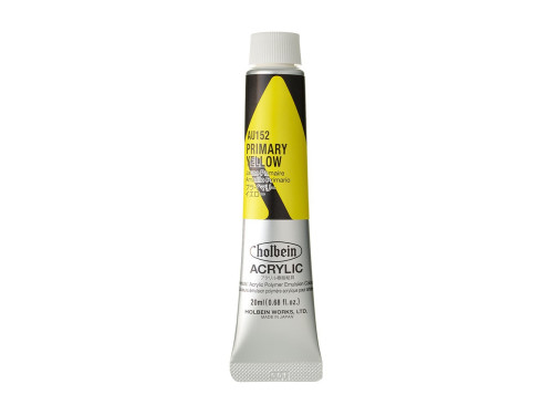 Farba akrylowa Heavy Body Acrylic - Holbein - 152, Primary Yellow, 20 ml