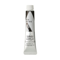 Farba akrylowa Heavy Body Acrylic - Holbein - 139, Grey V-8, 20 ml