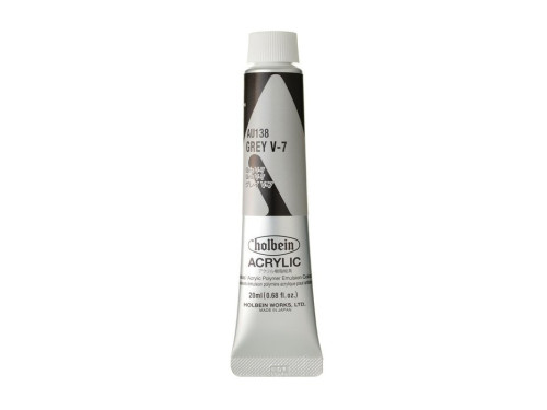 Heavy Body Acrylic Paint - Holbein - 138, Grey V-7, 20 ml