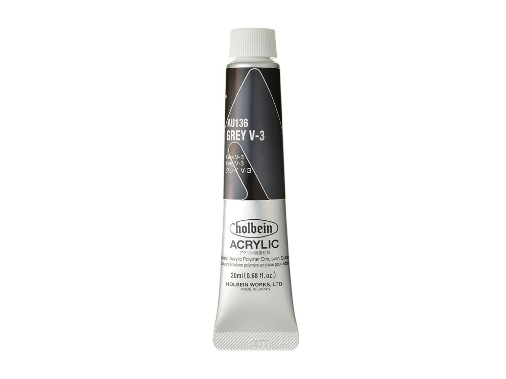 Heavy Body Acrylic Paint - Holbein - 136, Grey V-3, 20 ml