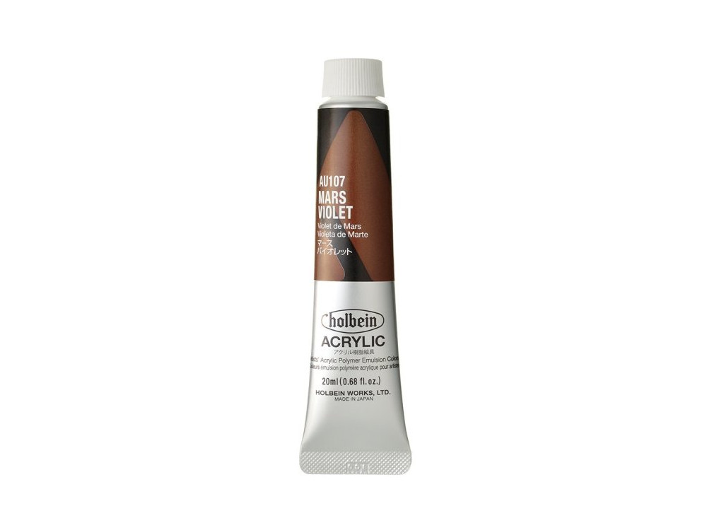 Heavy Body Acrylic Paint - Holbein - 107, Mars Violet, 20 ml