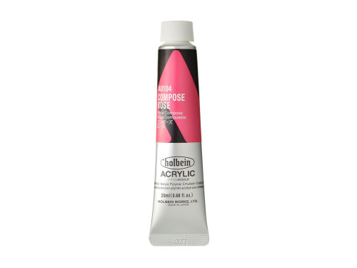 Heavy Body Acrylic Paint - Holbein - 104, Compose Rose, 20 ml