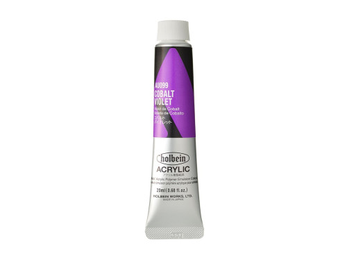 Heavy Body Acrylic Paint - Holbein - 099, Cobalt Violet, 20 ml