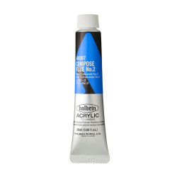 Heavy Body Acrylic Paint - Holbein - 087, Compose Blue No. 2, 20 ml