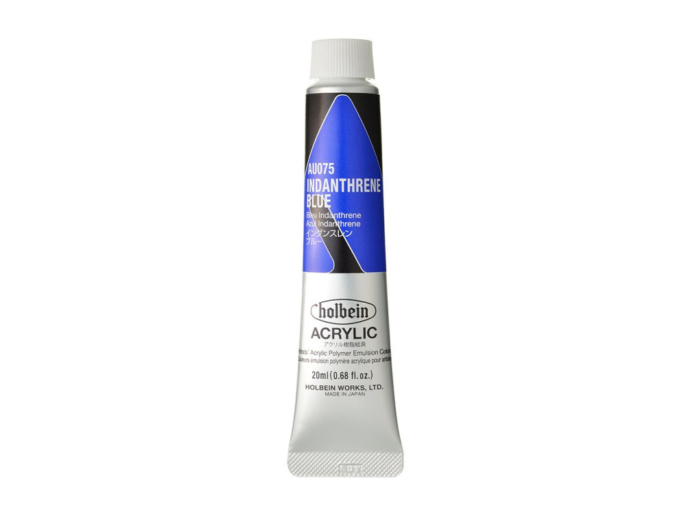 Heavy Body Acrylic Paint - Holbein - 075, Indanthrene Blue, 20 ml