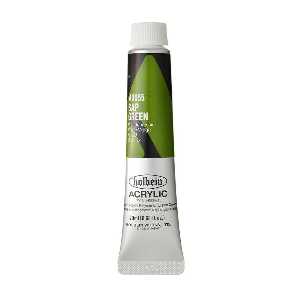 Heavy Body Acrylic Paint - Holbein - 055, Sap Green, 20 ml