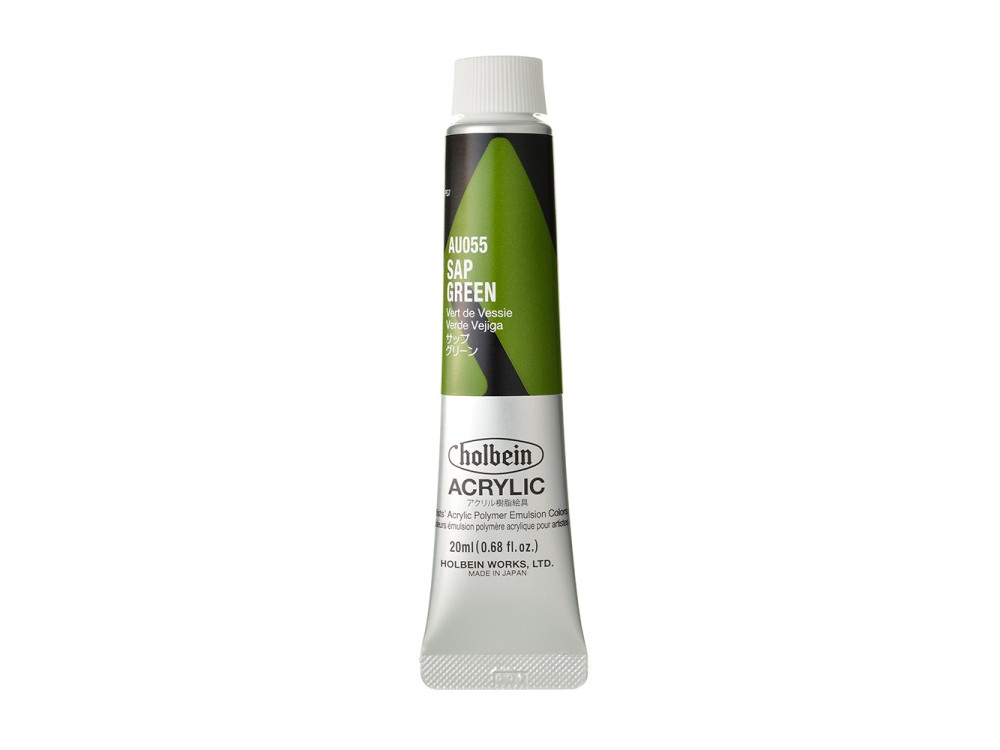 Farba akrylowa Heavy Body Acrylic - Holbein - 055, Sap Green, 20 ml