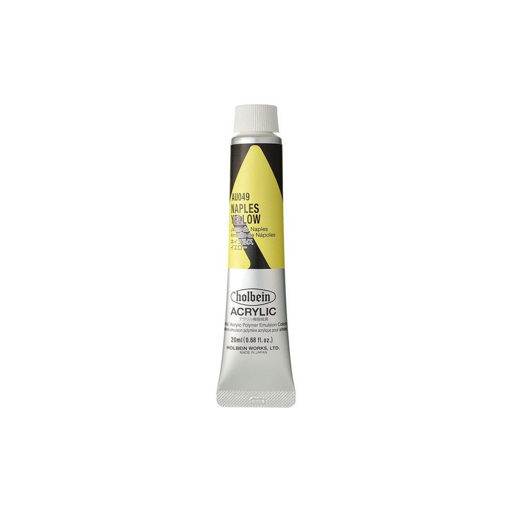 Farba akrylowa Heavy Body Acrylic - Holbein - 049, Naples Yellow, 20 ml