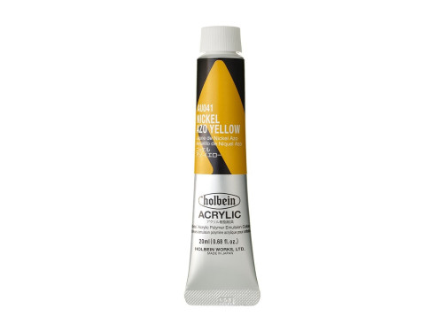 Heavy Body Acrylic Paint - Holbein - 041, Nickel Azo Yellow, 20 ml