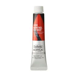 Heavy Body Acrylic Paint - Holbein - 008, Naphthol Red Deep, 20 ml
