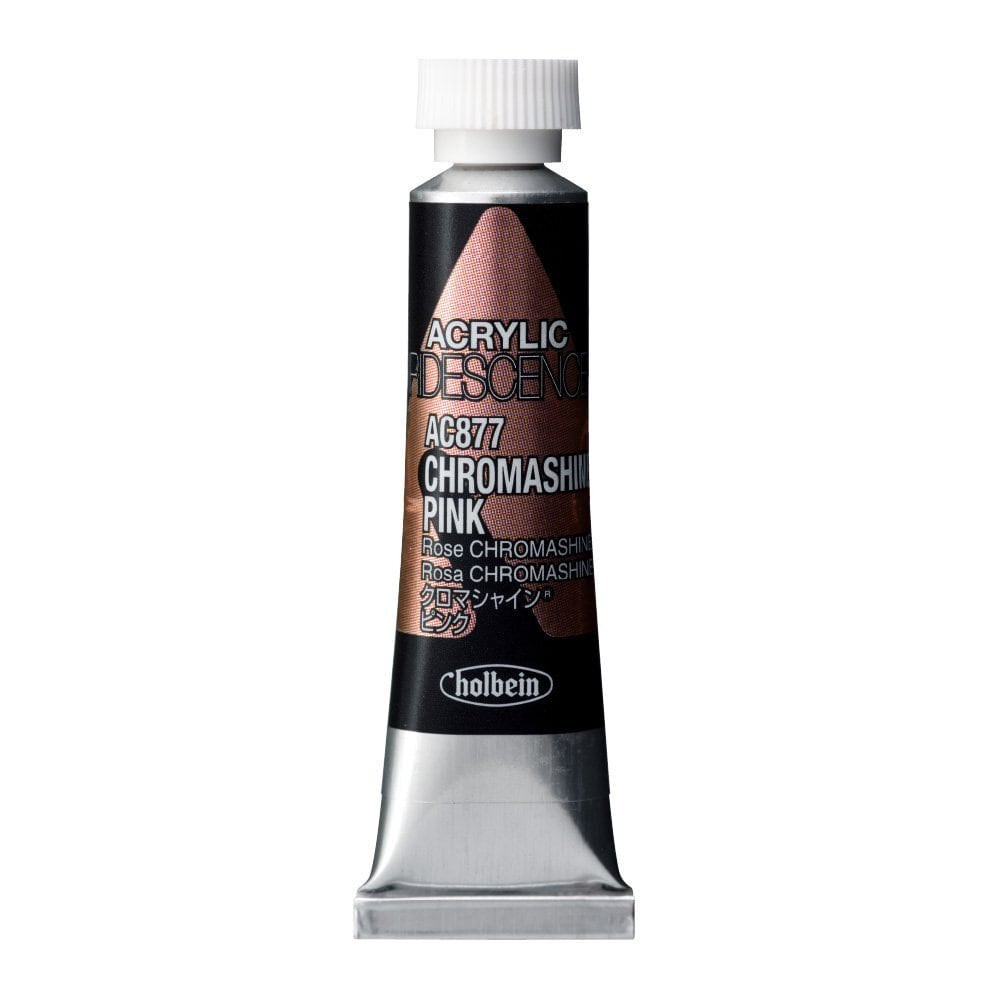 Farba akrylowa Iridescence Acrylic - Holbein - 877, Chromashine Pink, 5 ml