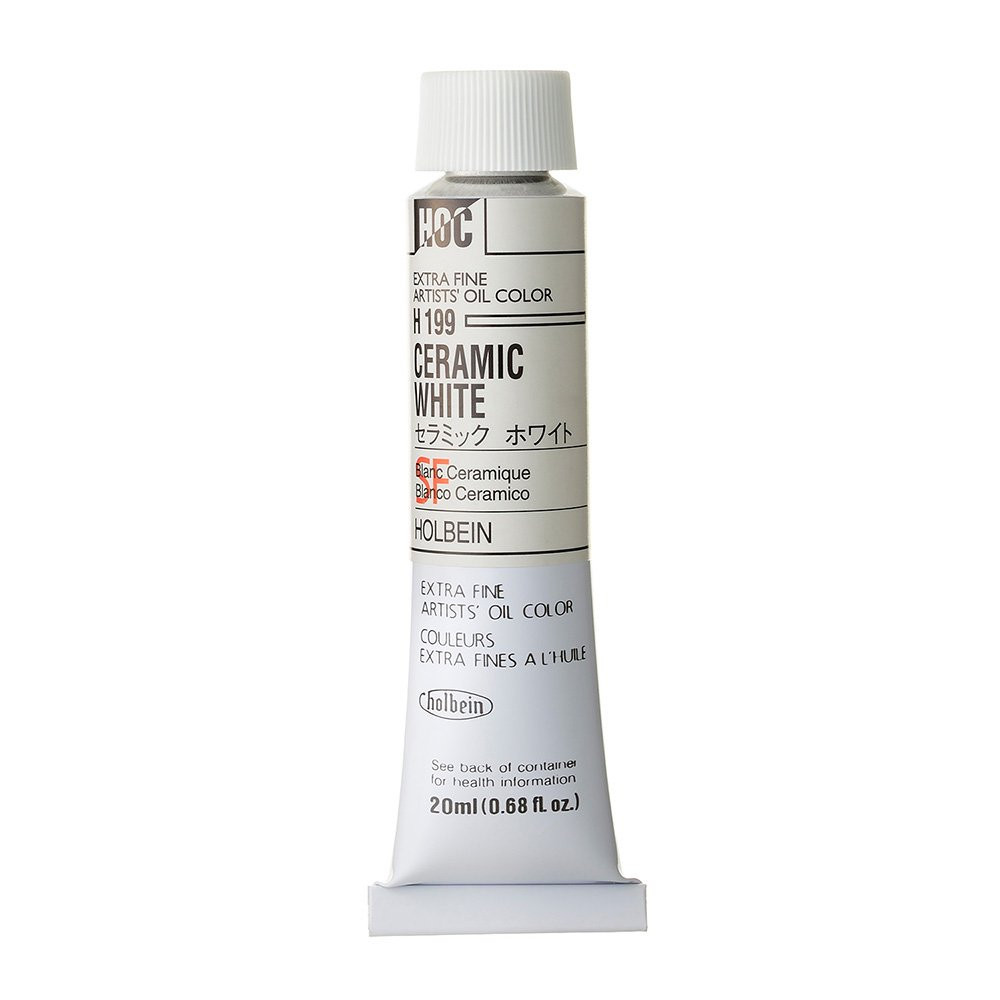 Artists' Oil Color - Holbein - 199, Ceramic White, 20 ml