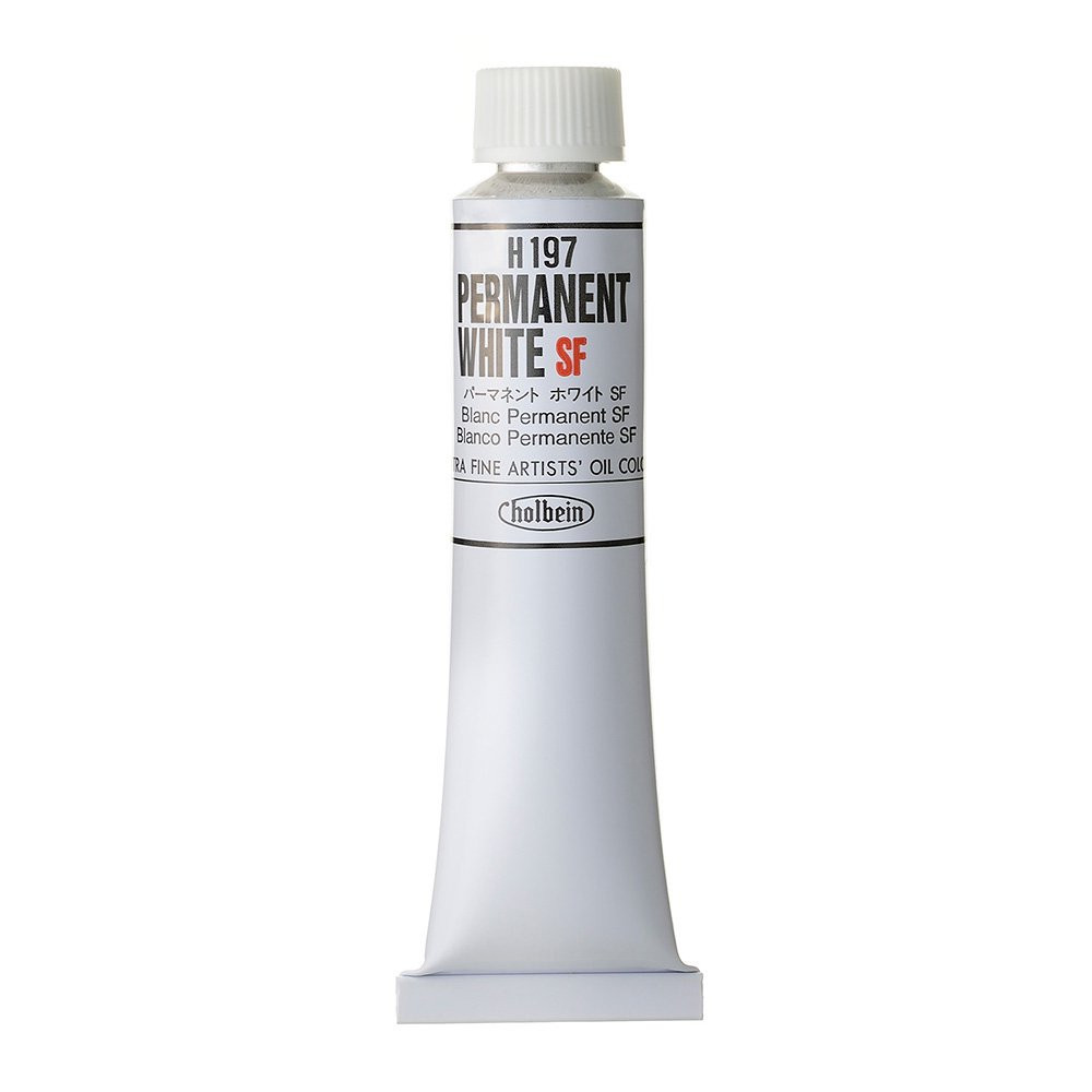 Artists' Oil Color - Holbein - 197, Permanent White SF, 20 ml