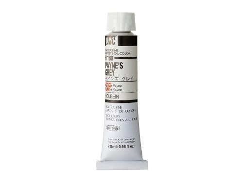 Farba olejna Artists' Oil Color - Holbein - 180, Payne's Grey, 20 ml