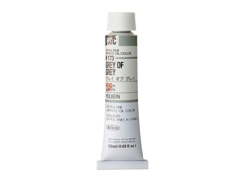 Artists' Oil Color - Holbein - 173, Grey of Grey, 20 ml