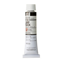 Artists' Oil Color - Holbein - 156, Lamp Black, 20 ml
