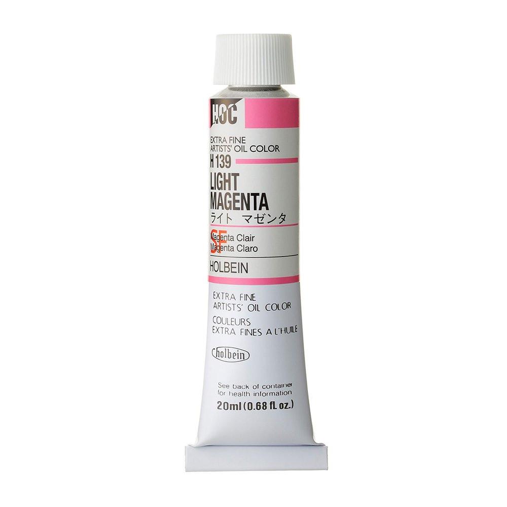 Artists' Oil Color - Holbein - 139, Light Magenta, 20 ml