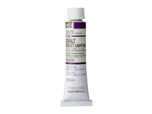 Farba olejna Artists' Oil Color - Holbein - 132, Cobalt Violet Light Hue, 20 ml