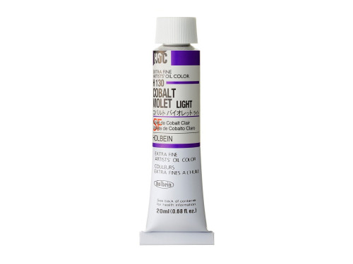 Artists' Oil Color - Holbein - 130, Cobalt Violet Light, 20 ml