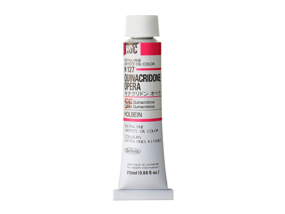 Artists' Oil Color - Holbein - 127, Quinacridone Opera, 20 ml