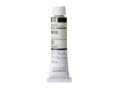 Farba olejna Artists' Oil Color - Holbein - 114, Indigo, 20 ml