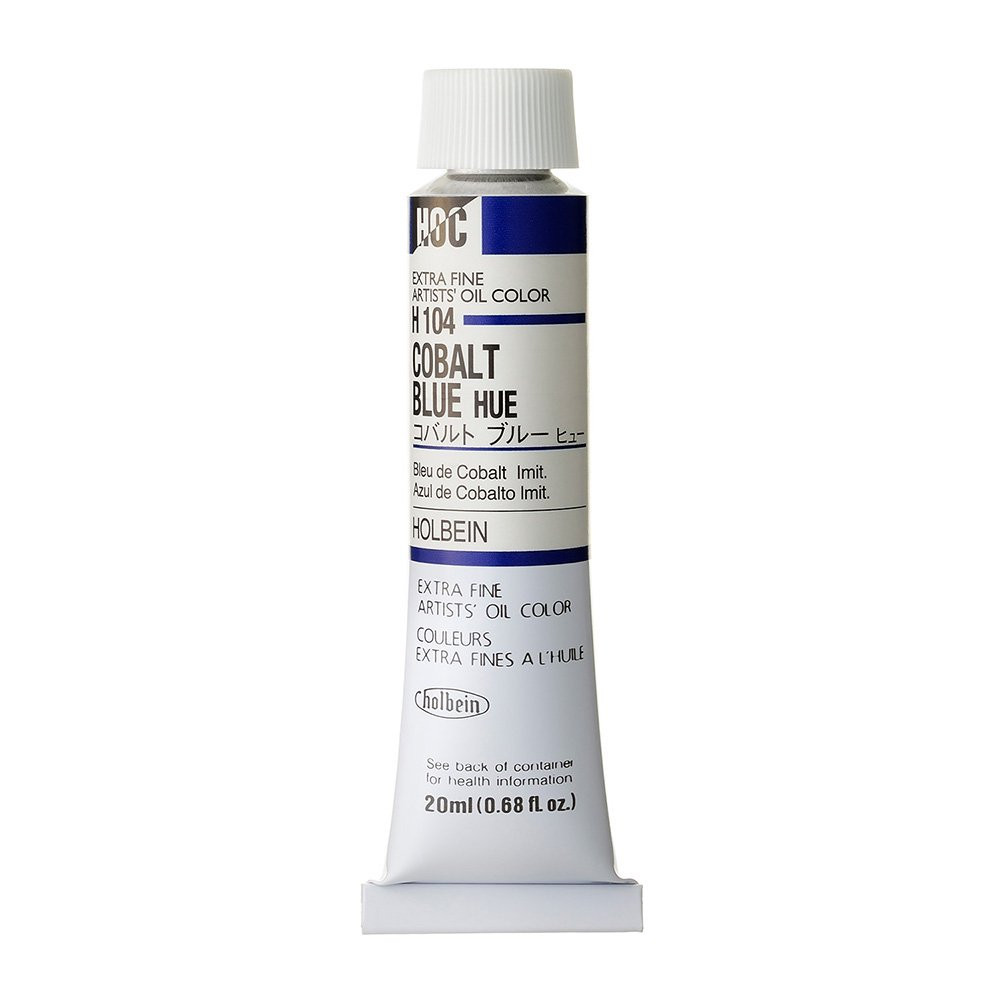 Farba olejna Artists' Oil Color - Holbein - 104, Cobalt Blue Hue, 20 ml