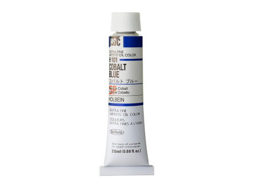 Farba olejna Artists' Oil Color - Holbein - 101, Cobalt Blue, 20 ml