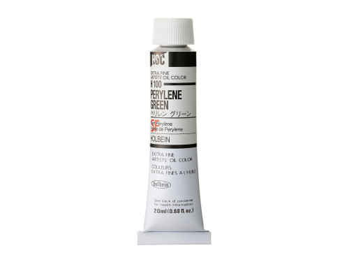 Artists' Oil Color - Holbein - 100, Perylene Green, 20 ml