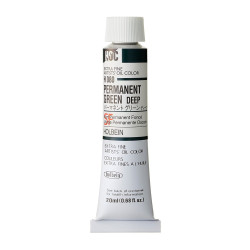 Artists' Oil Color - Holbein - 080, Permanent Green Deep, 20 ml