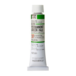 Artists' Oil Color - Holbein - 078, Permanent Green Pale, 20 ml