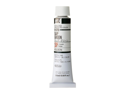 Farba olejna Artists' Oil Color - Holbein - 076, Sap Green, 20 ml