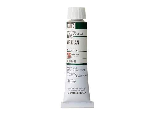 Artists' Oil Color - Holbein - 070, Viridian, 20 ml