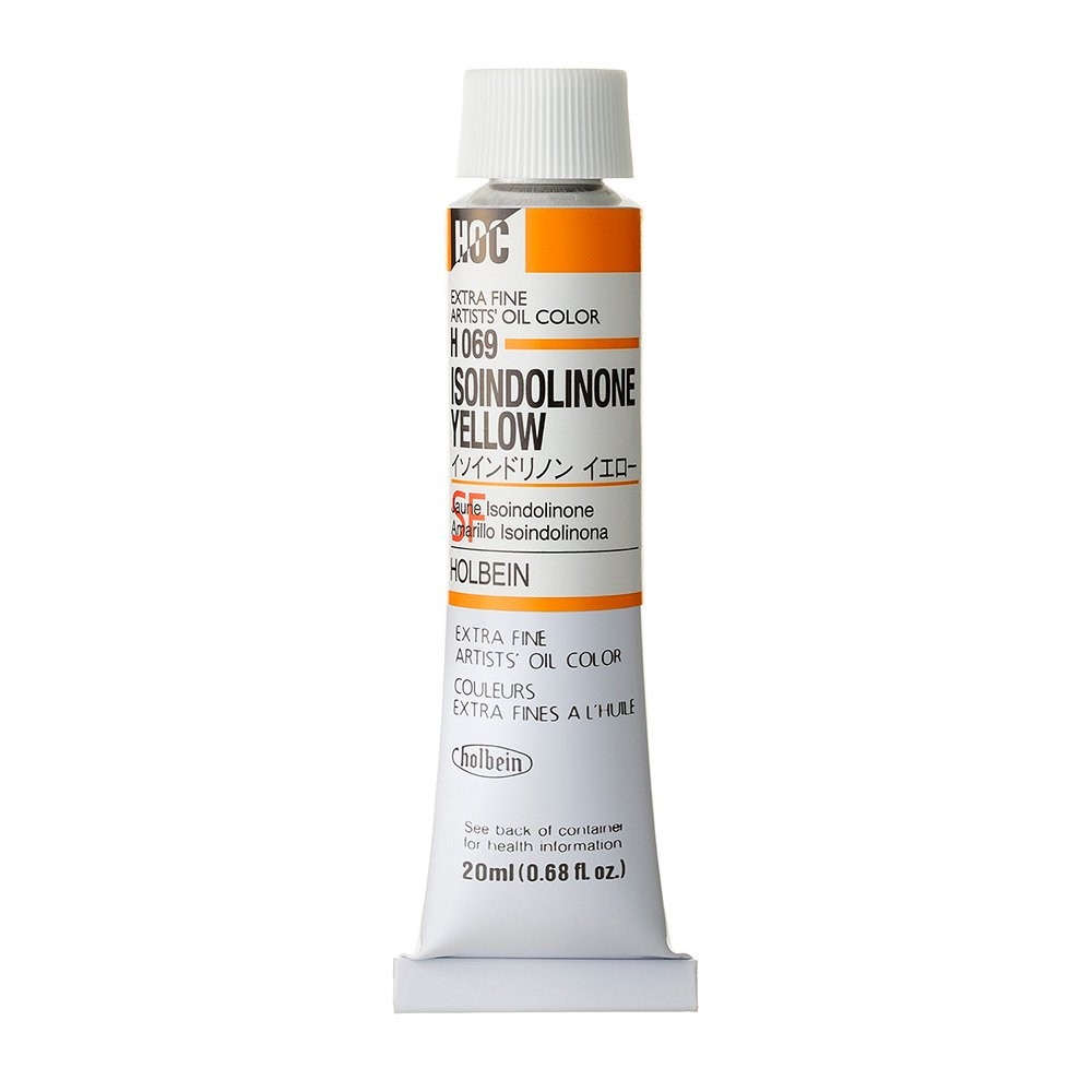 Artists' Oil Color - Holbein - 069, Isoindolinone Yellow, 20 ml