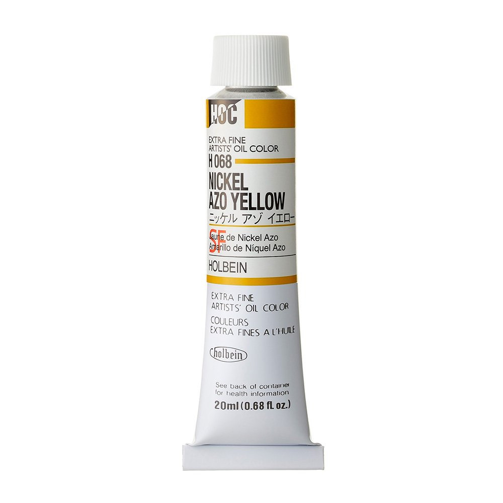 Artists' Oil Color - Holbein - 068, Nickel Azo Yellow, 20 ml