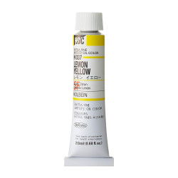 Artists' Oil Color - Holbein - 037, Lemon Yellow, 20 ml